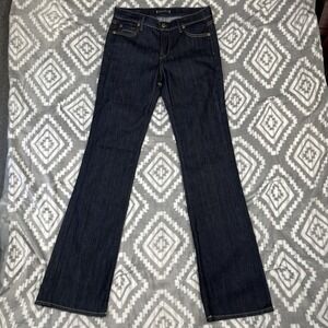 Fidelity Denim Bella Donna Jeans 27/34 Mid Rise Dark Wash Bootcut Jason Trotzuk